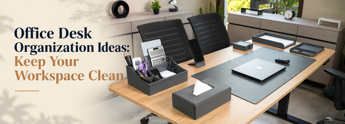 How to Organize Your Office Desk for a Cleaner Workspace