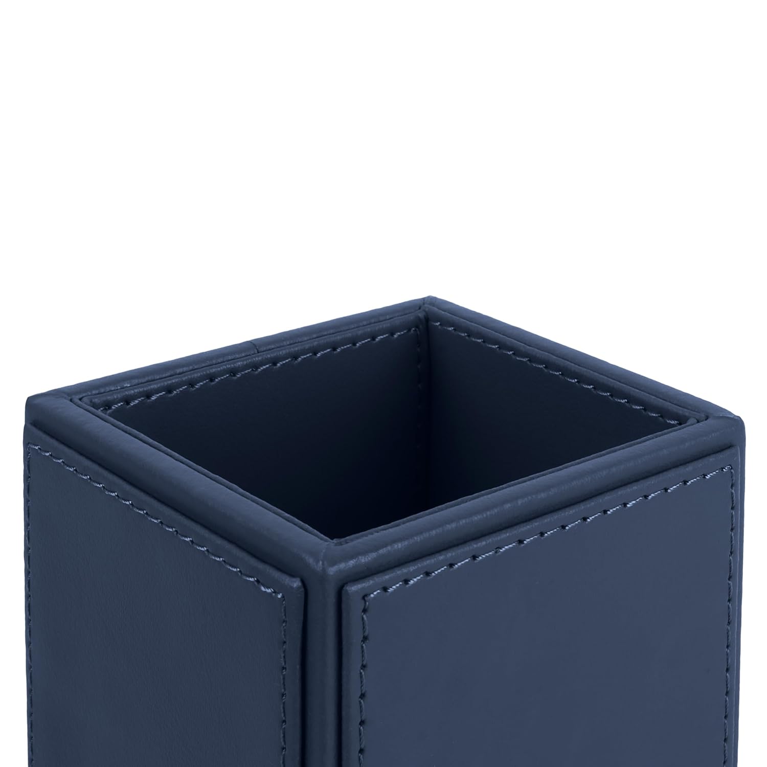 V-CUBE DESIGNS Premium Vegan Leather Cutlery Holder Navy Blue