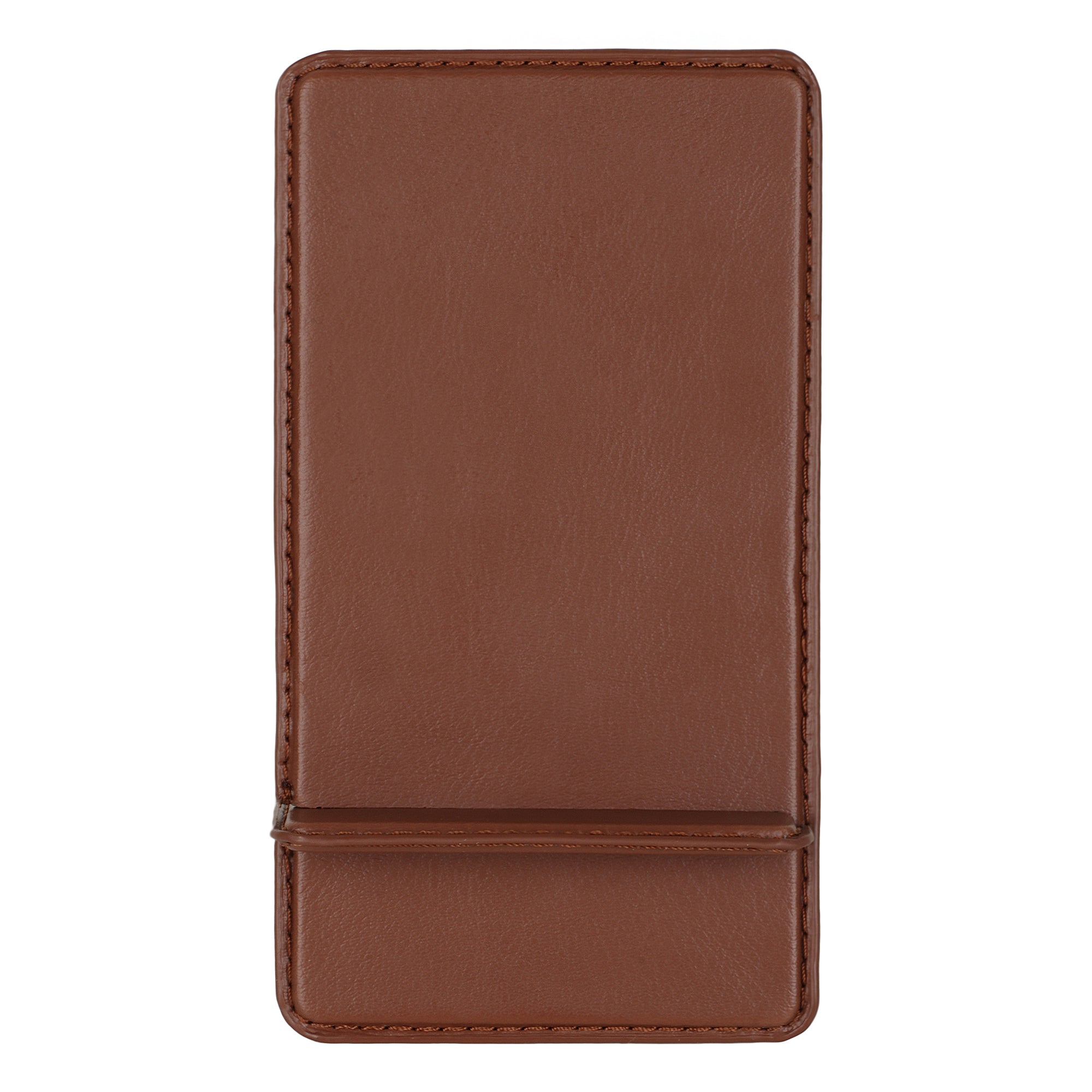 V-CUBE DESIGNS Premium Vegan Leather Universal Travel Mobile Holder - Tan