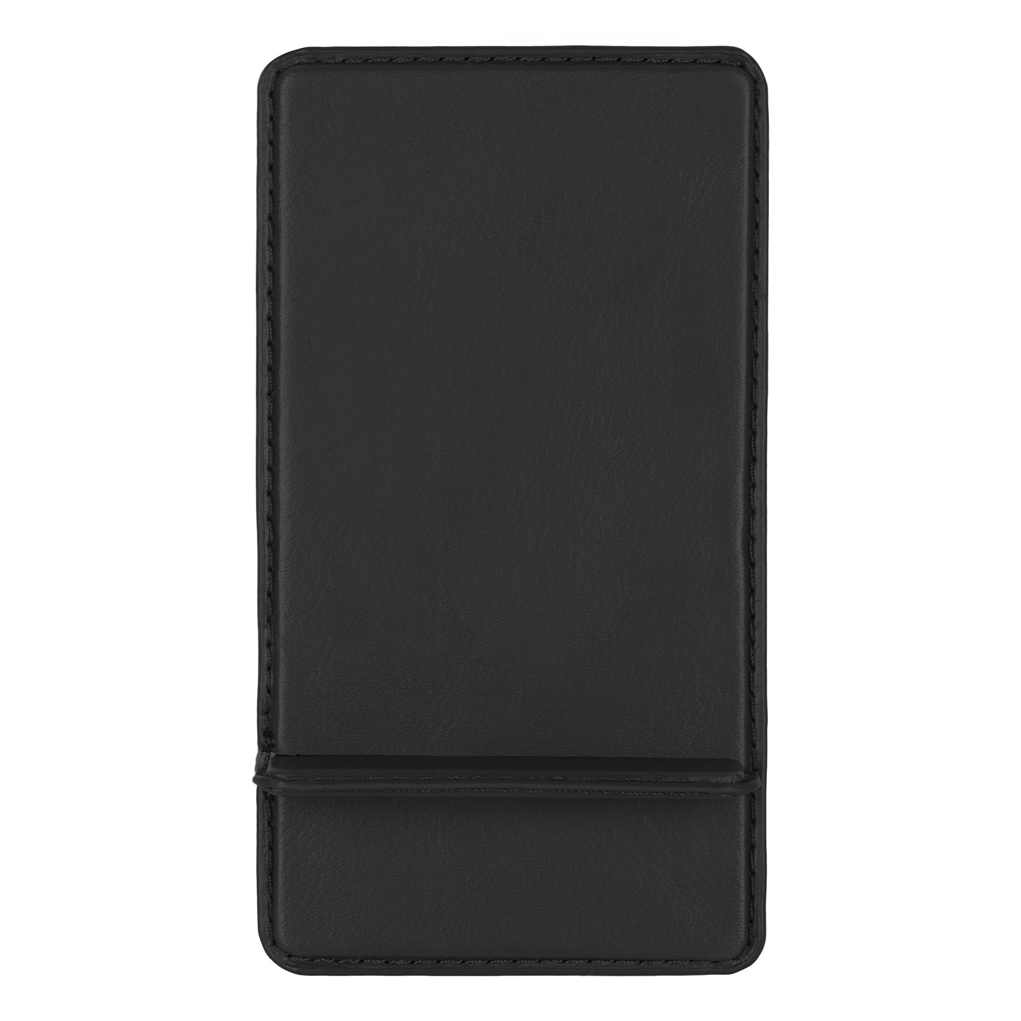 V-CUBE DESIGNS Premium Vegan Leather Universal Travel Mobile Holder -Black