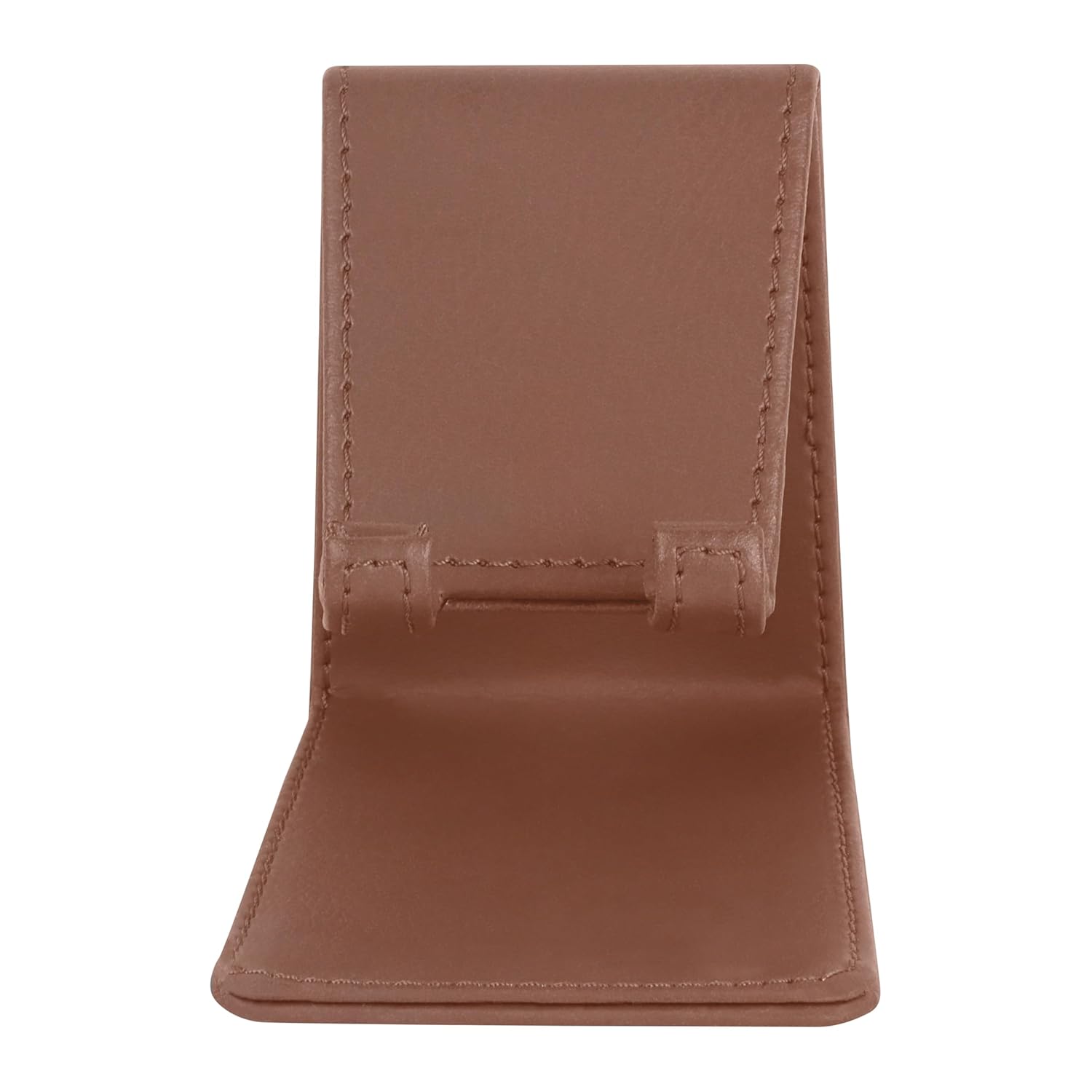 V-CUBE DESIGNS Premium Vegan Leather Mobile Holder Tan