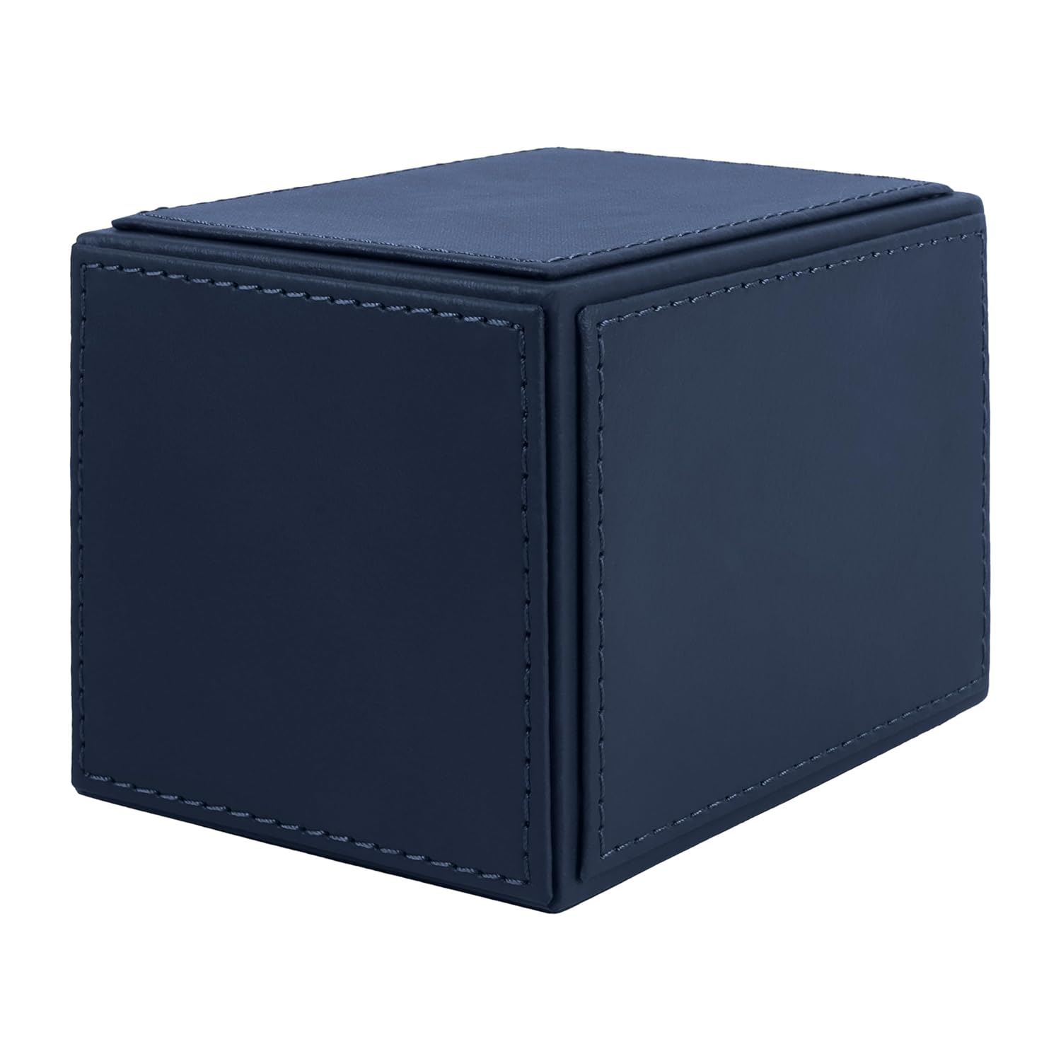 V-CUBE DESIGNS Premium Vegan Leather Pen Holder Navy Blue