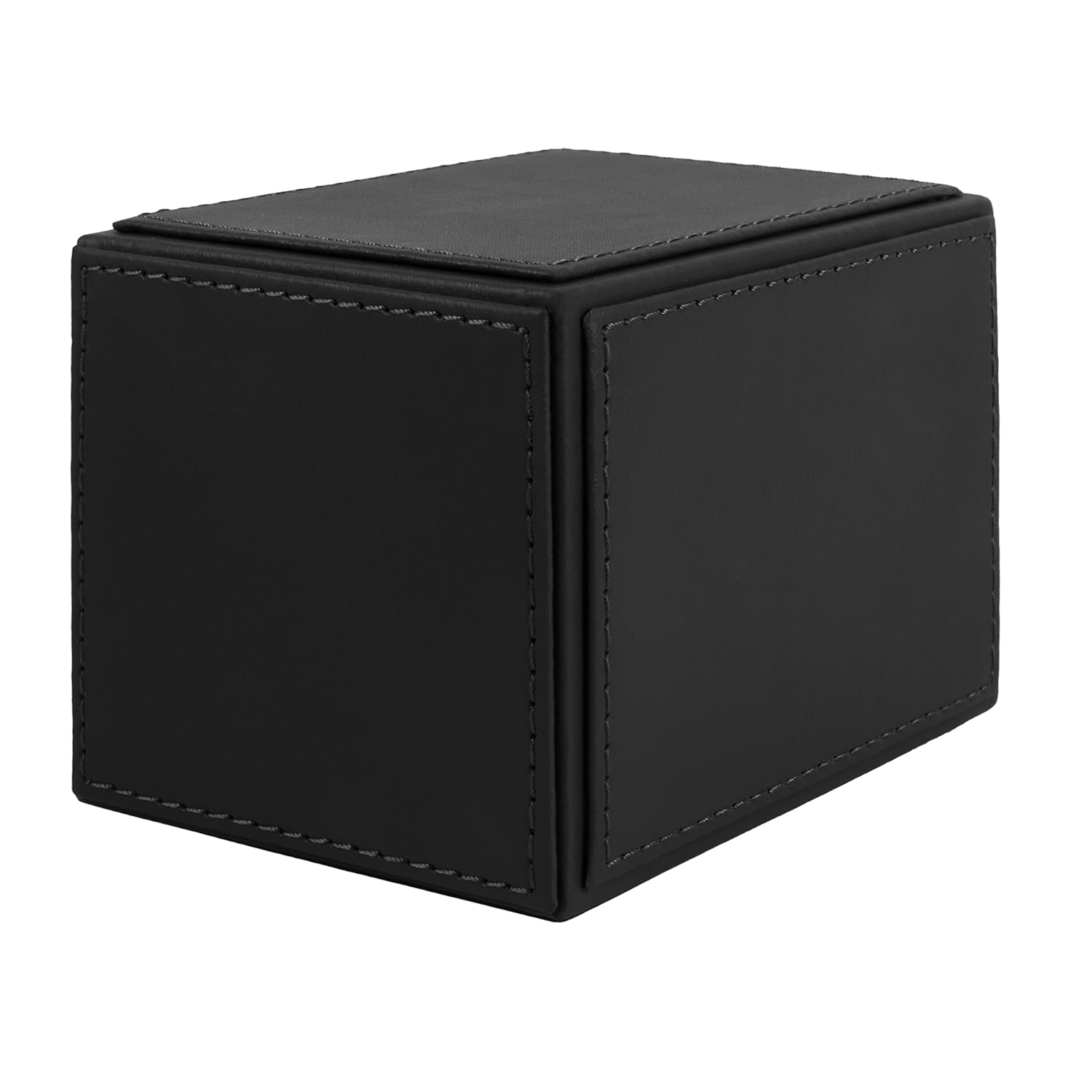 V-CUBE DESIGNS Premium Vegan Leather Cutlery Holder Black