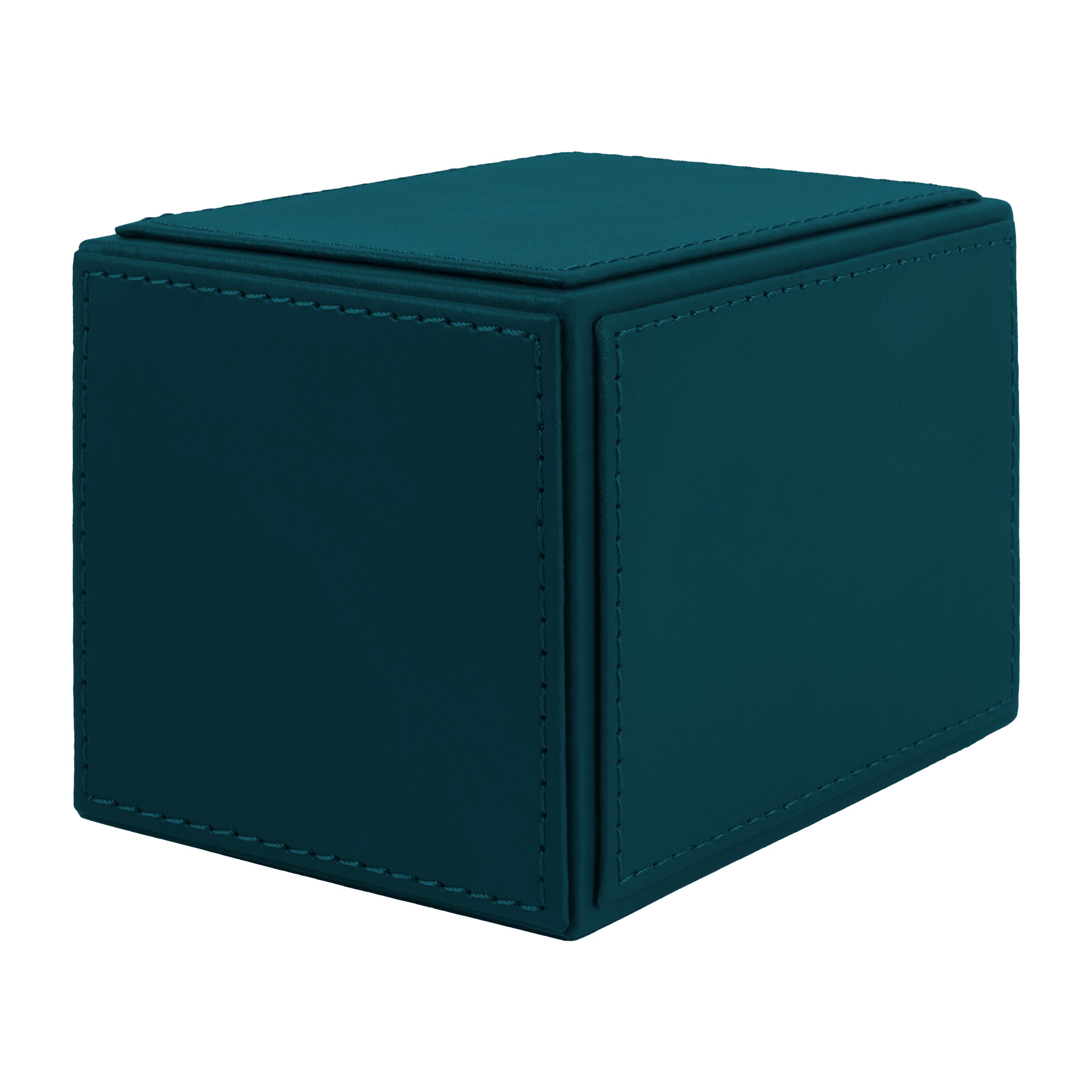 V-CUBE DESIGNS Premium Vegan Leather Pen Holder Deep Teal