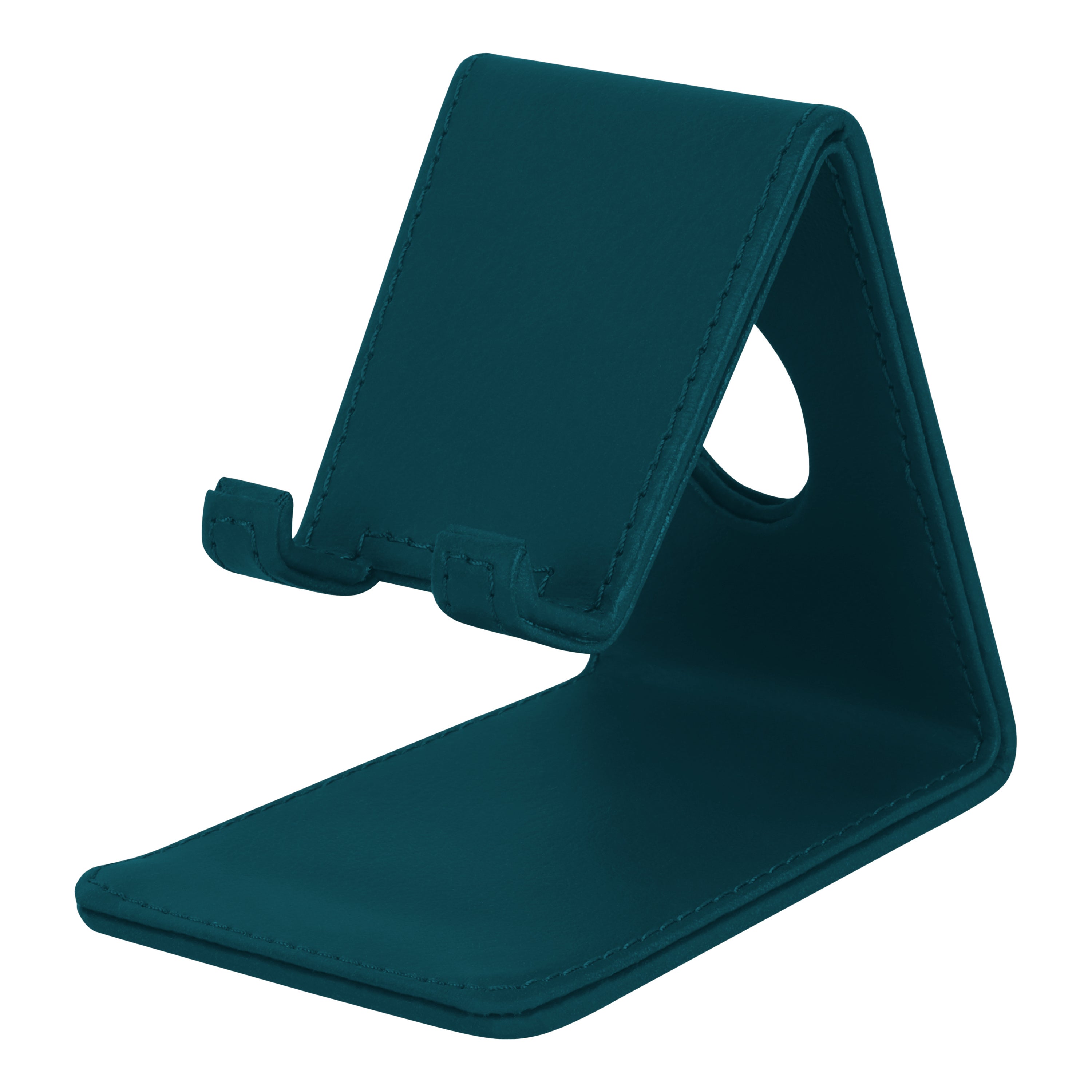 V-CUBE DESIGNS Premium Vegan Leather Mobile Holder Deep Teal