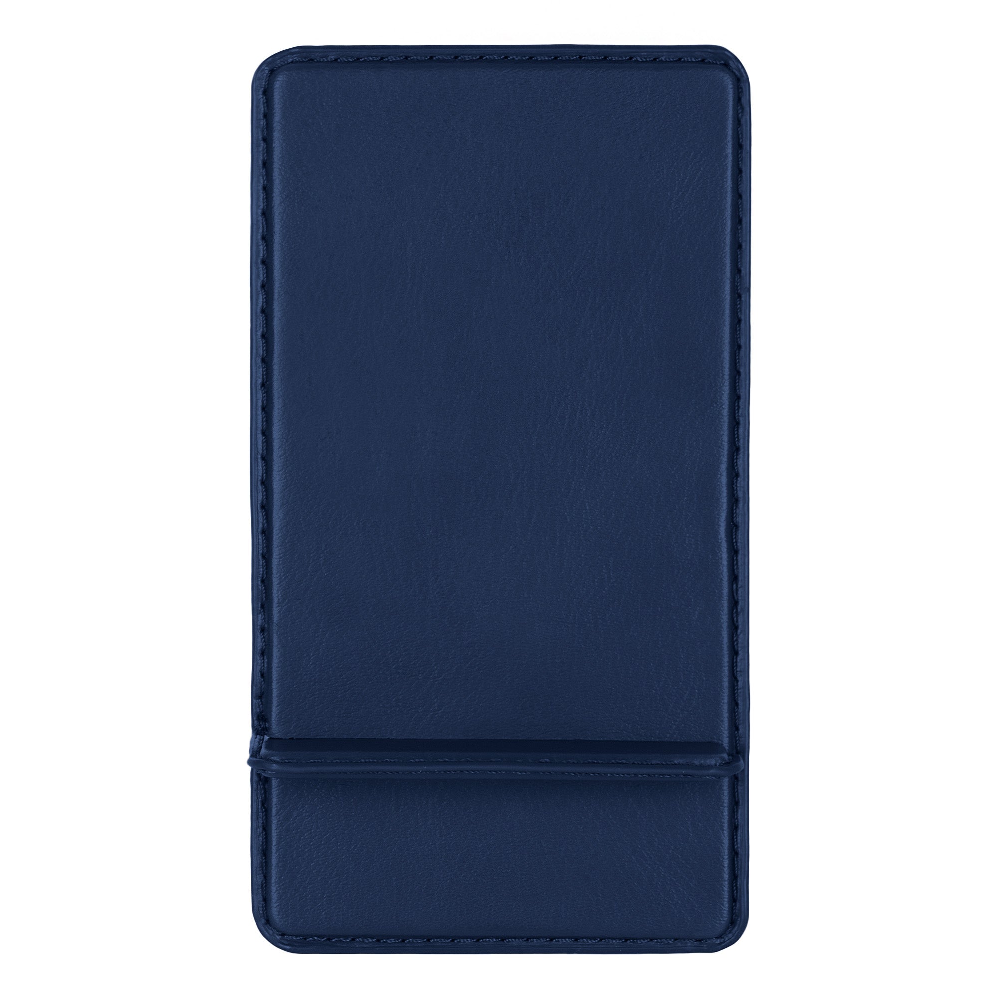 V-CUBE DESIGNS Premium Vegan Leather Universal Travel Mobile Holder - Navy Blue