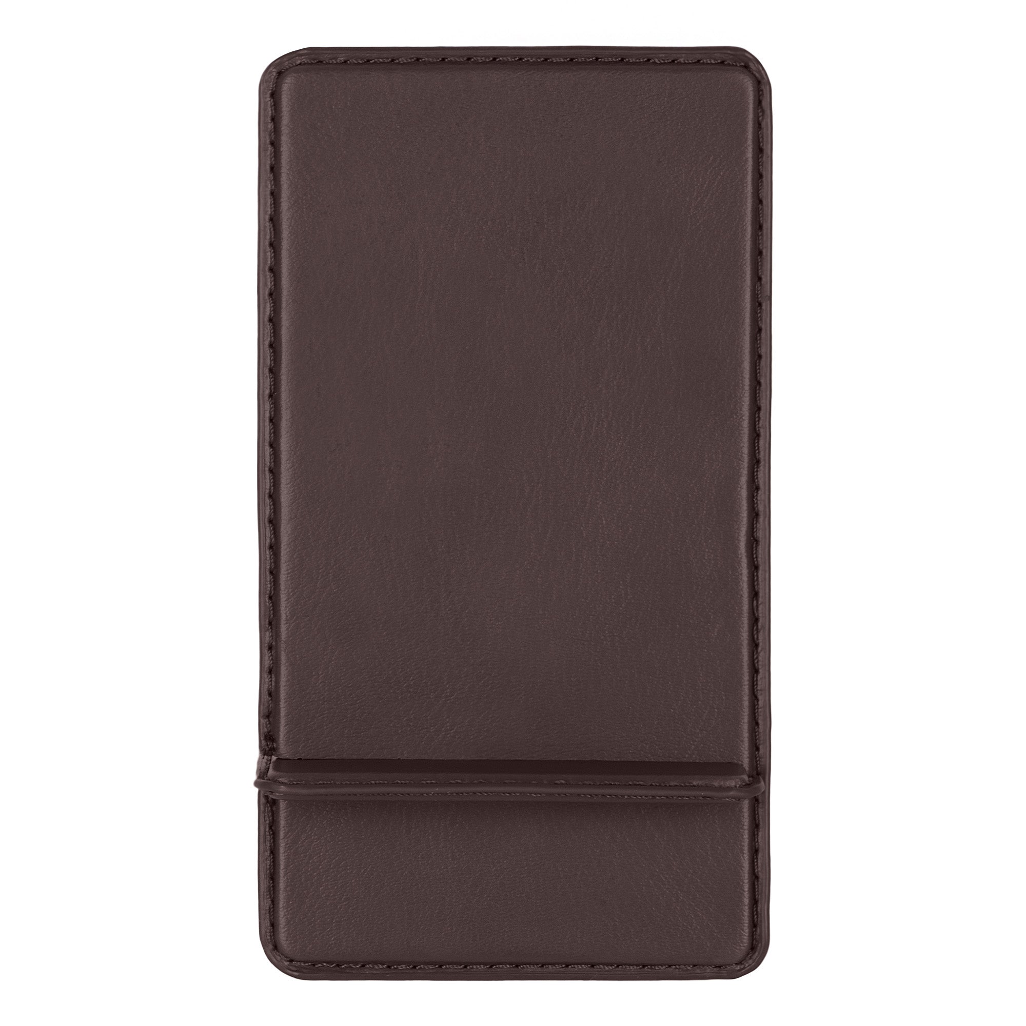 V-CUBE DESIGNS Premium Vegan Leather Universal Travel Mobile Holder - Brown