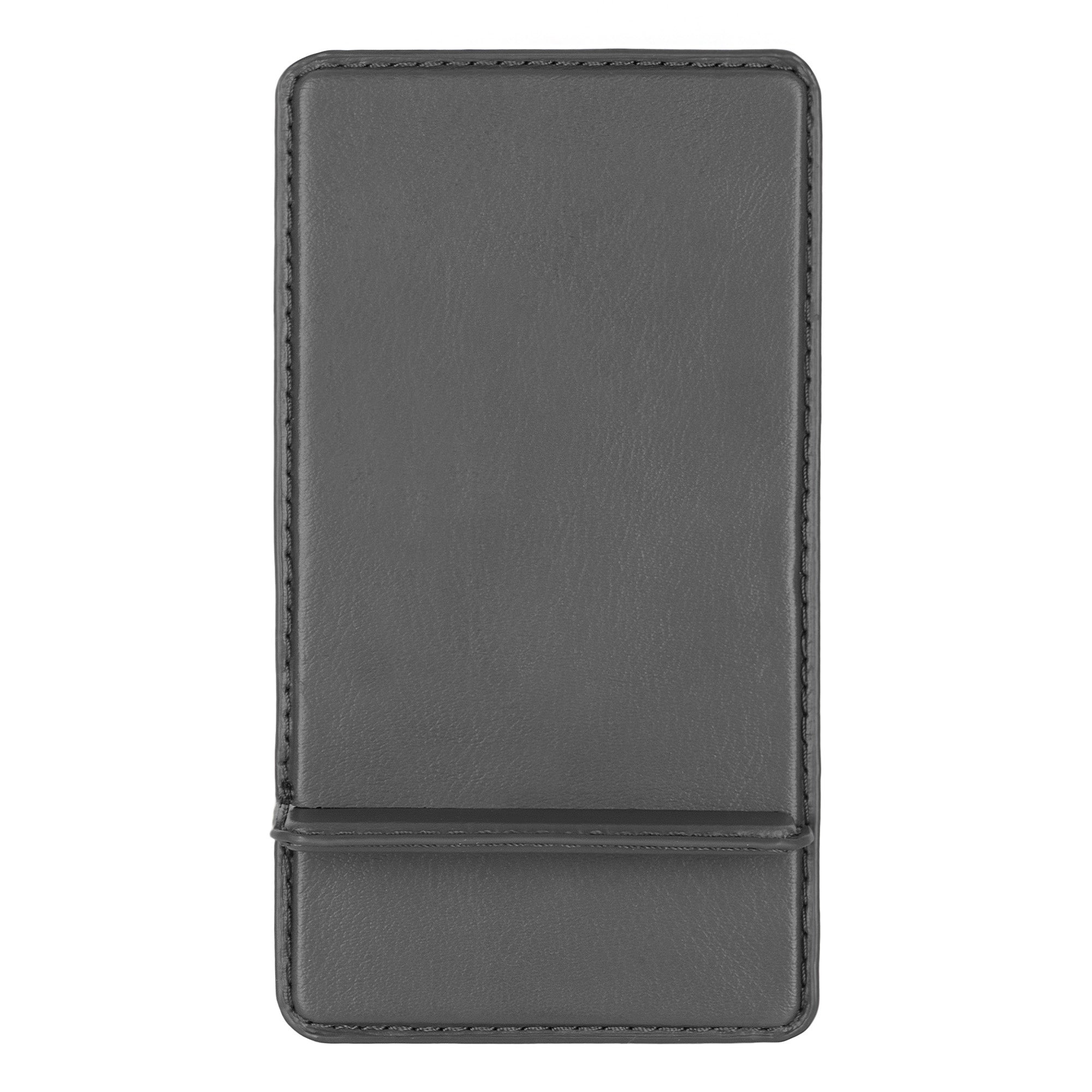 V-CUBE DESIGNS Premium Vegan Leather Universal Travel Mobile Holder -Grey