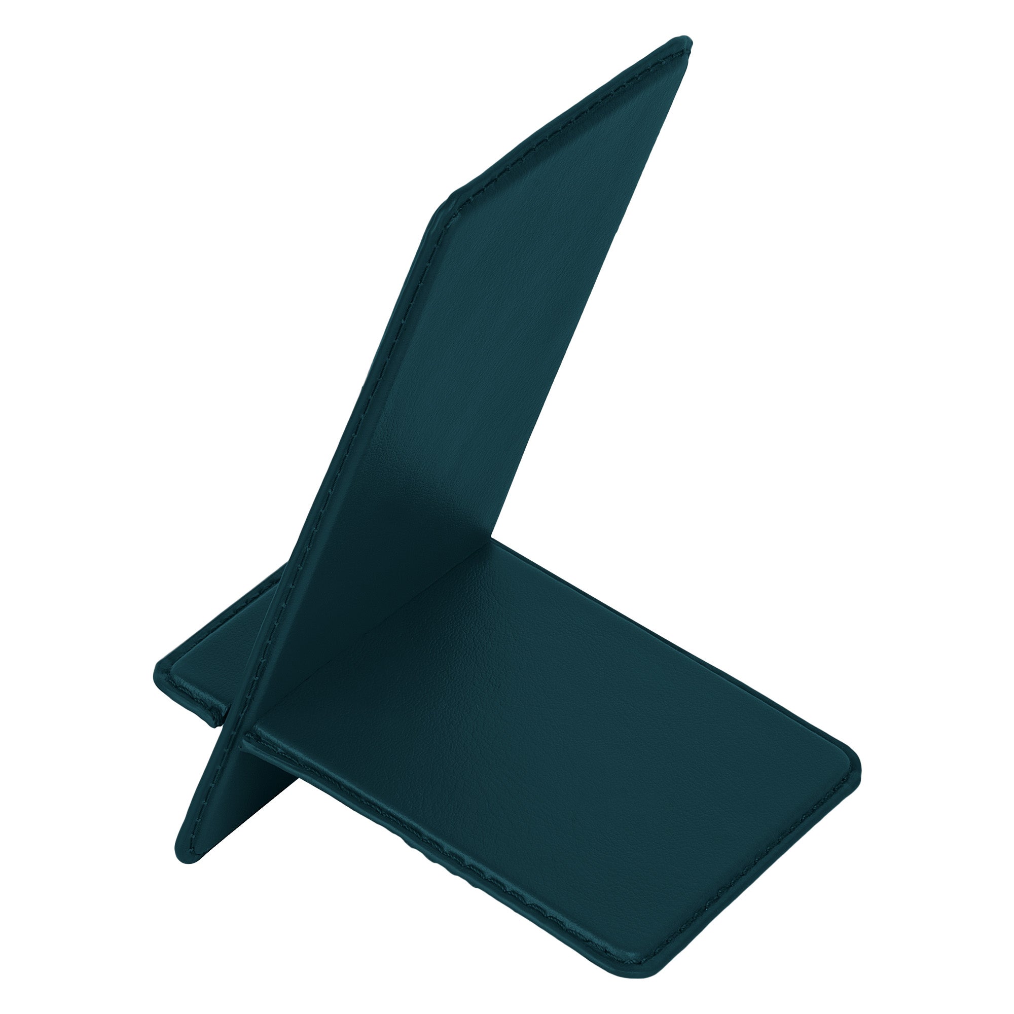 V-CUBE DESIGNS Premium Vegan Leather Universal Travel Mobile Holder - Deep Teal