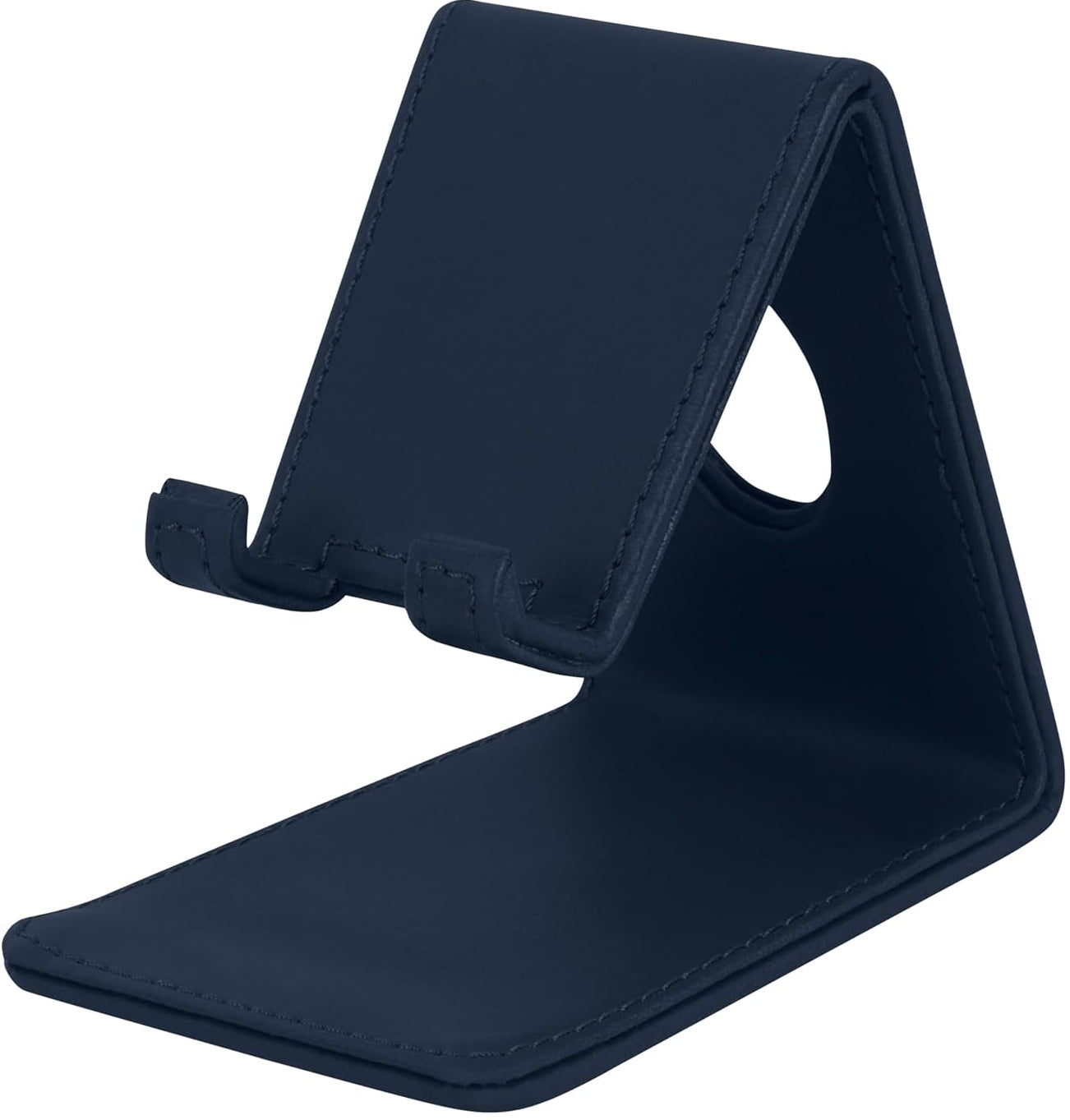 V-CUBE DESIGNS Premium Vegan Leather Mobile Holder Navy Blue