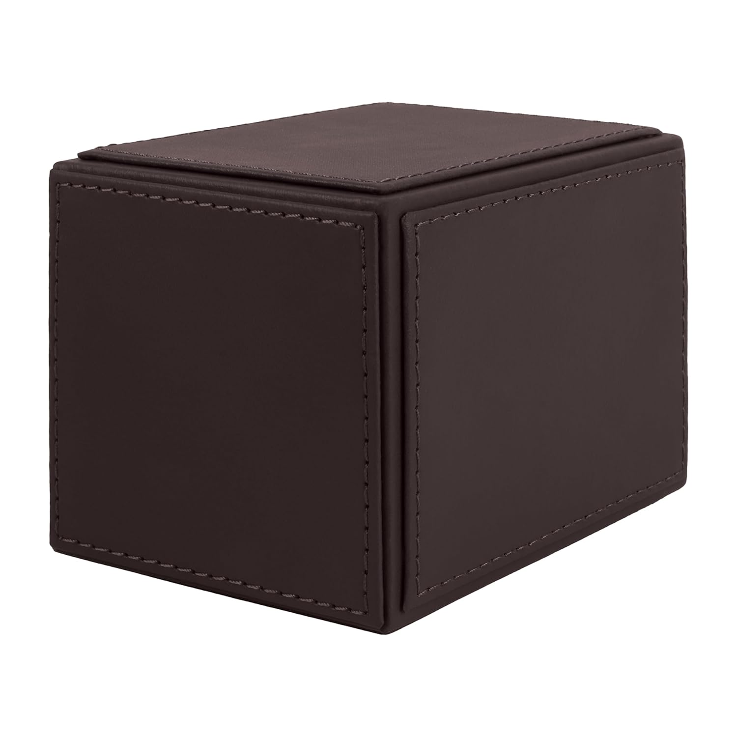 V-CUBE DESIGNS Premium Vegan Leather Pen Holder Brown