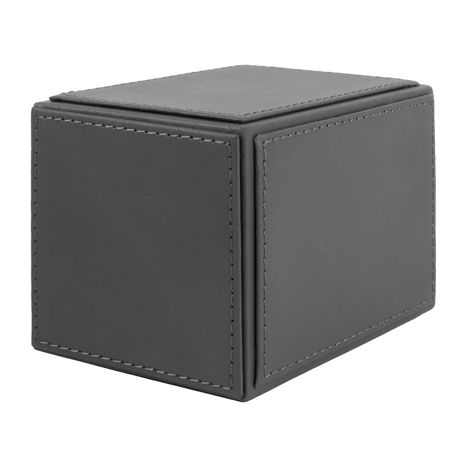 V-CUBE DESIGNS Premium Vegan Leather Pen Holder Grey