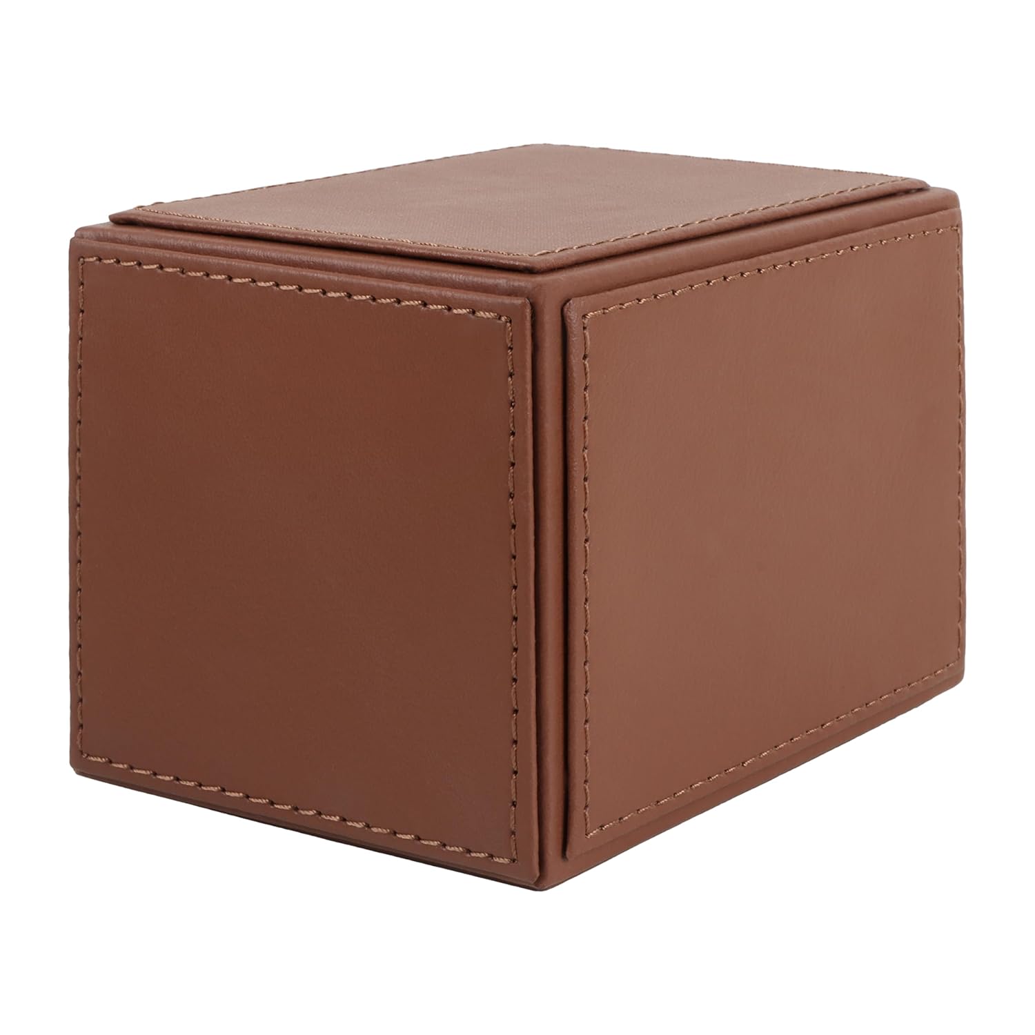 V-CUBE DESIGNS Premium Vegan Leather Pen Holder Tan