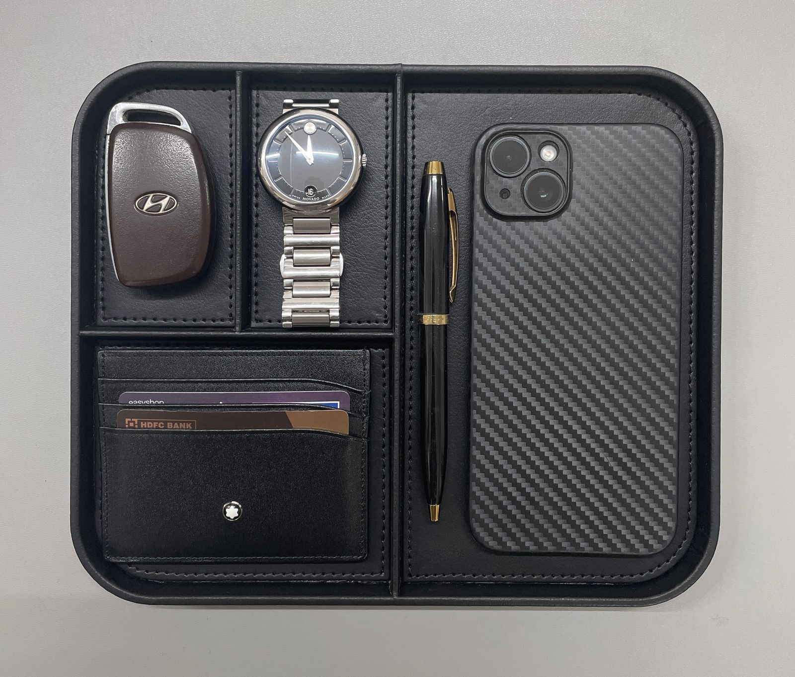 V-CUBE Designs Premium Vegan Leather OFFICE / HOME EXECUTIVE SET OF 6 Black